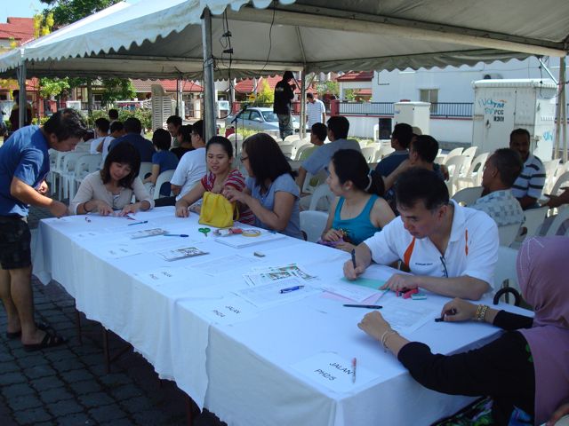 Registration booth